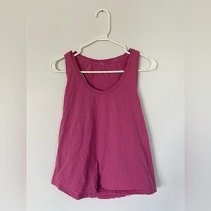 Lululemon Love Tank Top Cropped Deep Pink Size 8